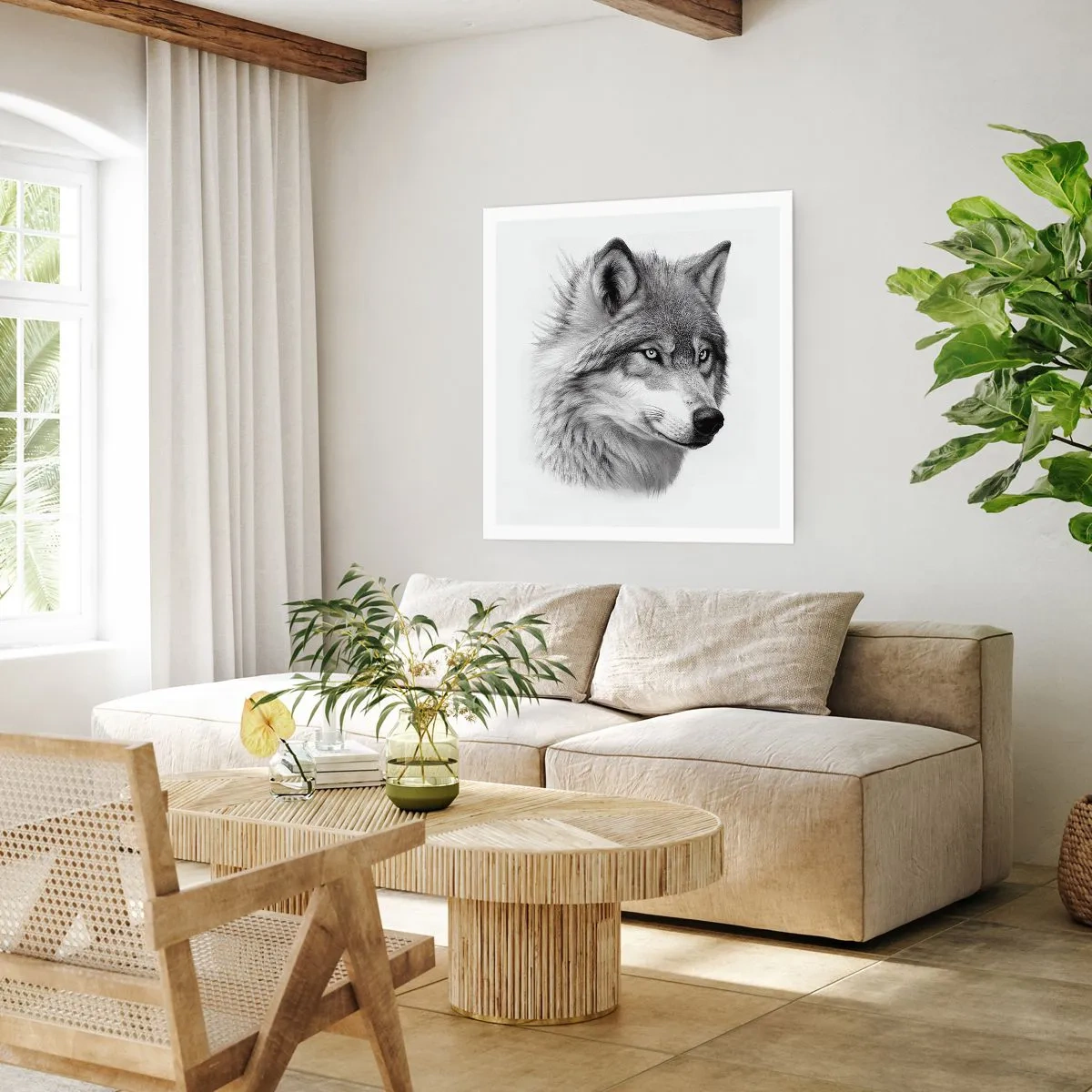 Poster - Alpha – ohne Zweifel - 30x30 cm