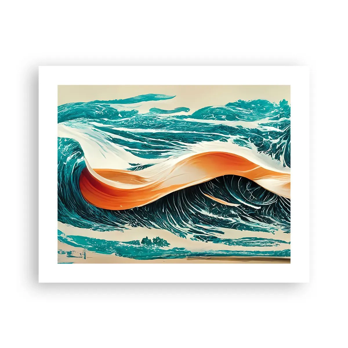 Poster - Traum eines Surfers - 50x40 cm