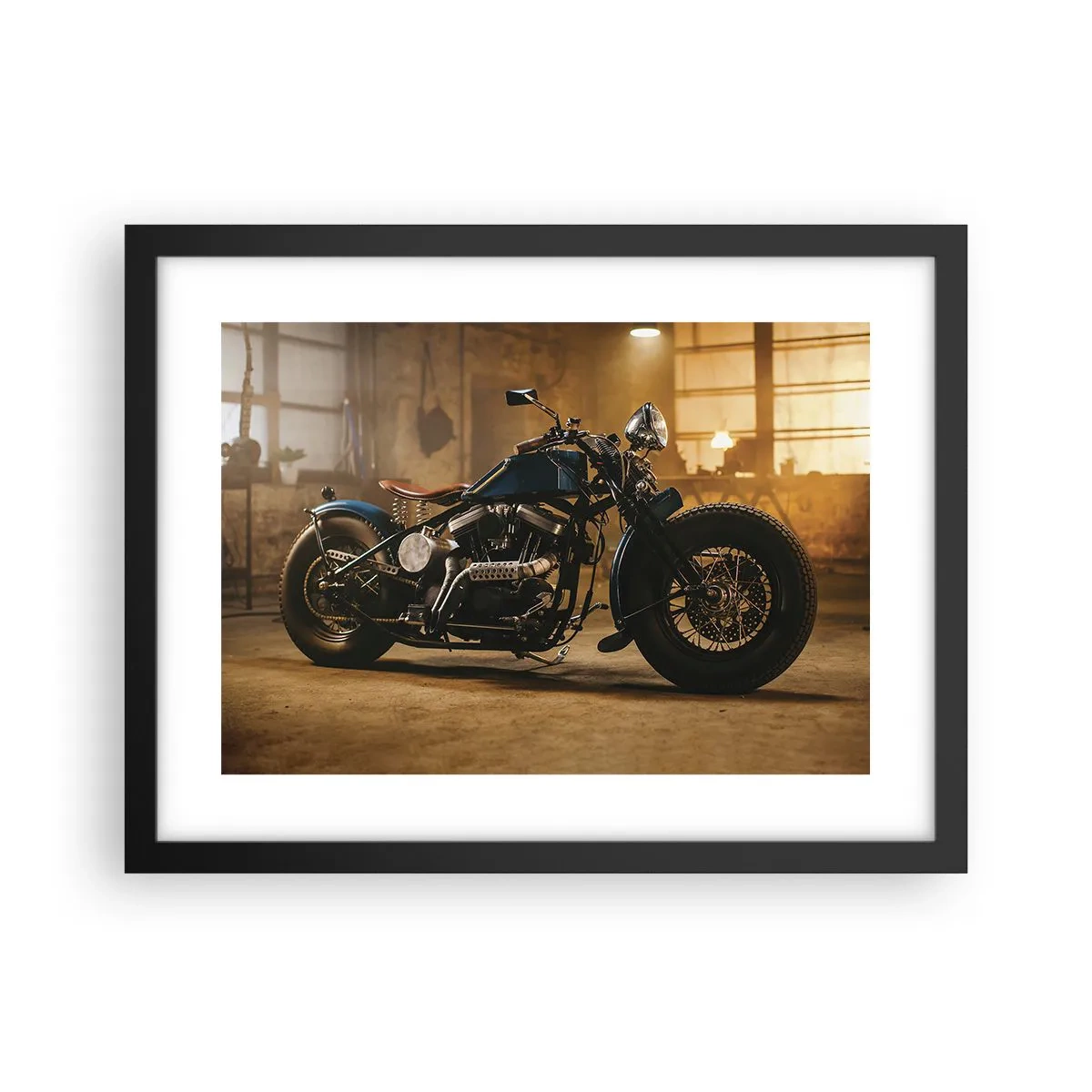 Poster in einem schwarzem Rahmen - Ich kann alles - 40x30 cm