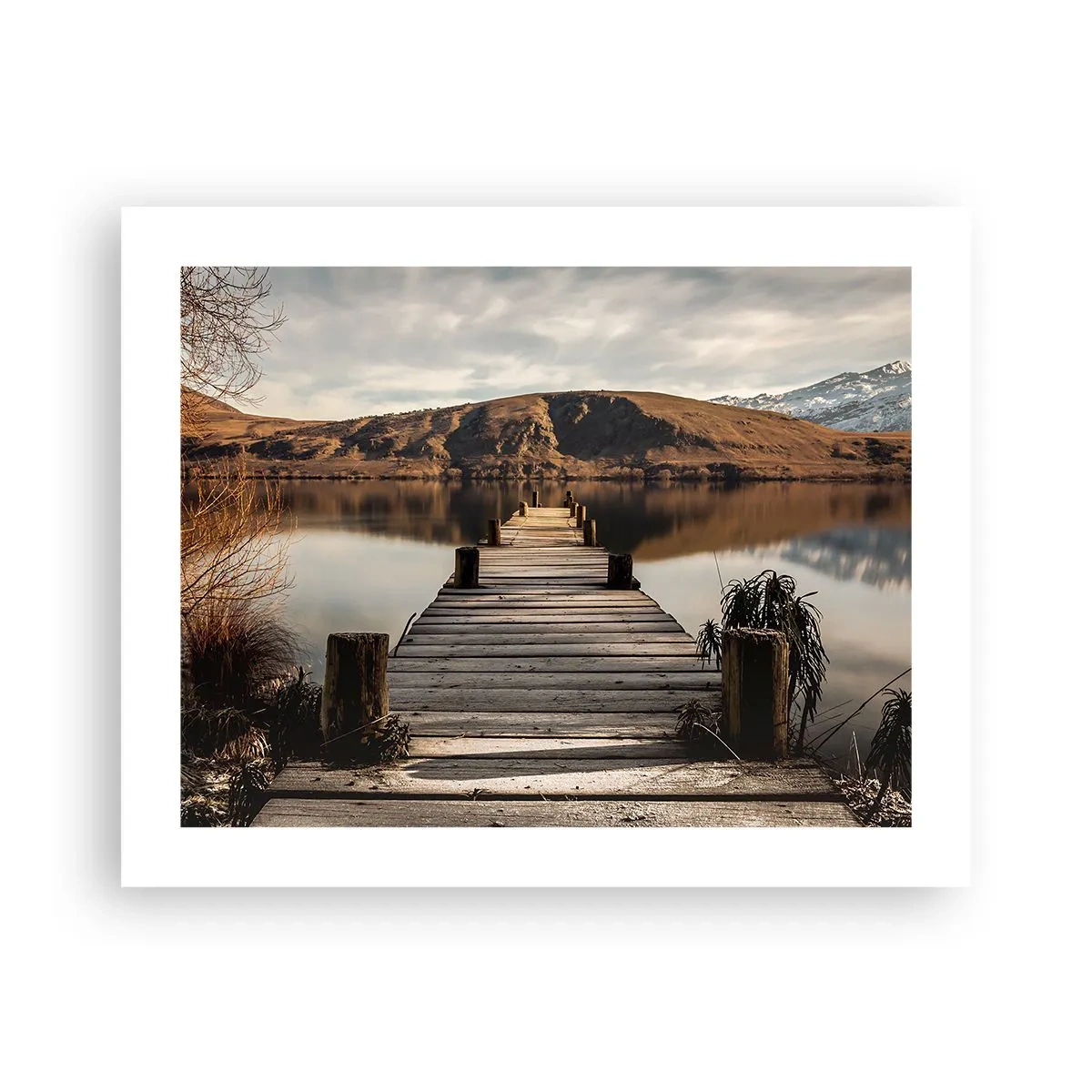 Poster - Landschaft in Stille - 50x40 cm