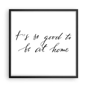 Poster in einem schwarzem Rahmen - Die ganze Wahrheit - 50x50 cm