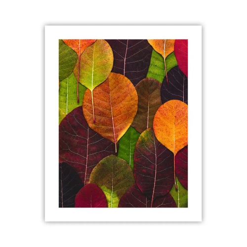Poster - Herbstmosaik - 40x50 cm