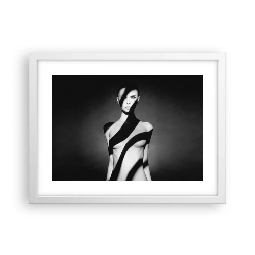 Poster in einem weißen Rahmen - In Glanz und Schatten - 40x30 cm