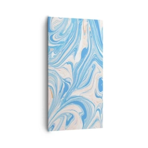 Bild auf Leinwand - Leinwandbild - Sumpf in Türkis - 65x120 cm