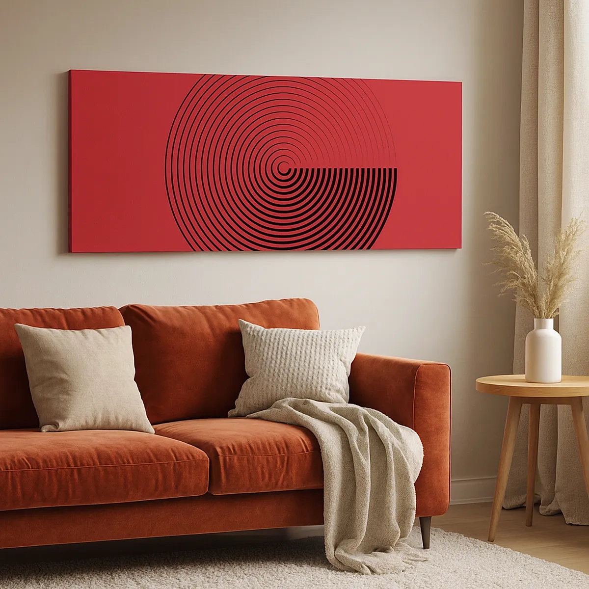 Bild auf Leinwand - Leinwandbild - Kreisbewegung - 30x30 cm