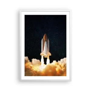 Poster in einem weißen Rahmen - Ad Astra! - 50x70 cm