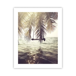 Poster - Sie können nach Belieben in den Wolken schwingen - 40x50 cm