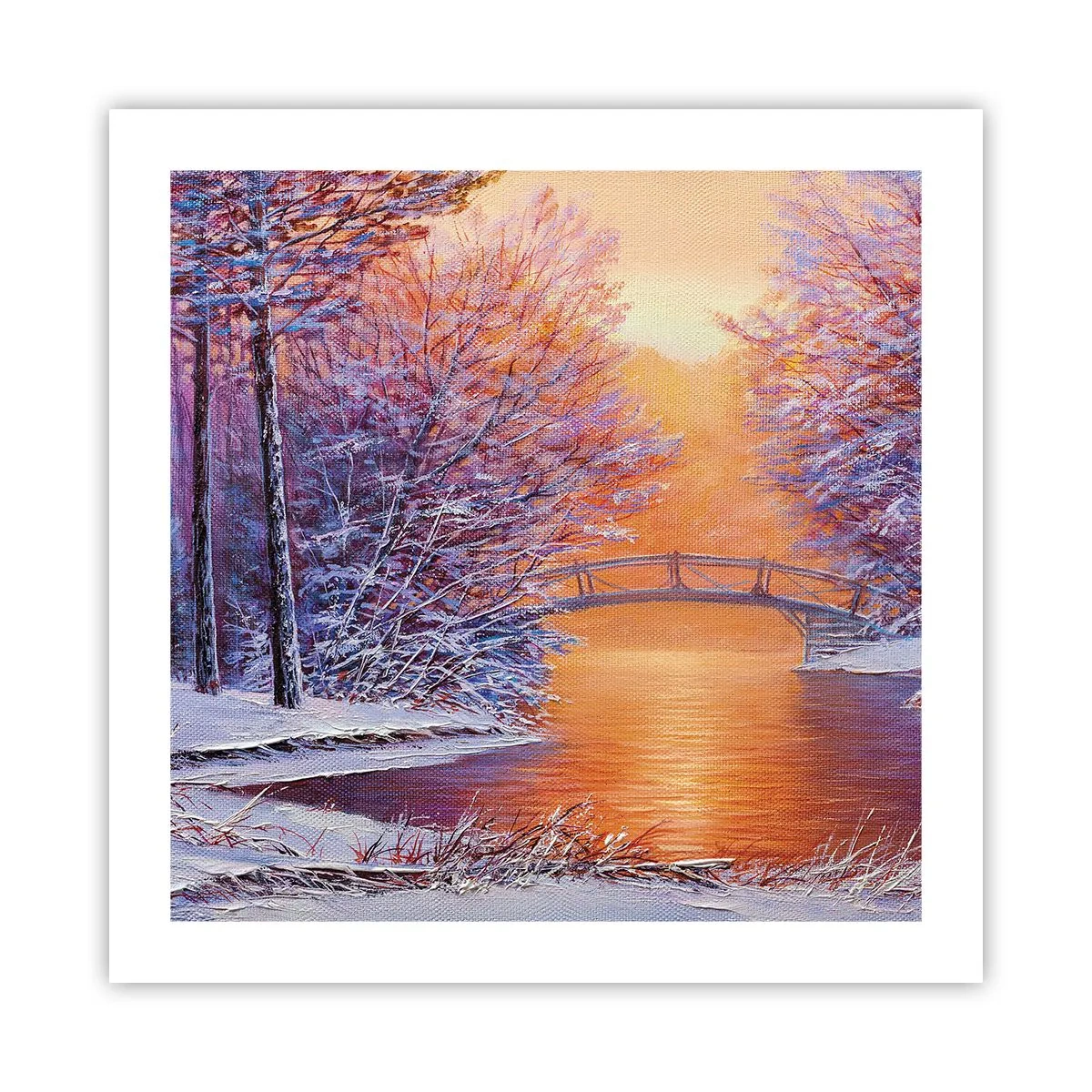 Poster - Treffen wir uns hier - 50x50 cm