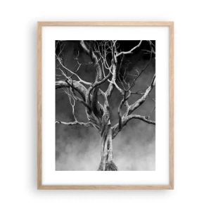 Poster in einem Rahmen aus heller Eiche - Ursprünglich und heilig - 40x50 cm