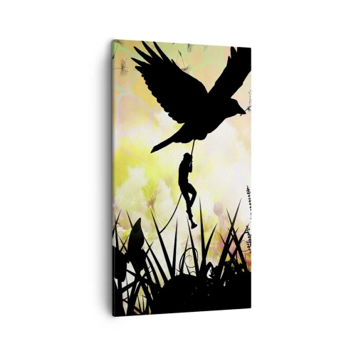 Bild auf Leinwand - Leinwandbild - In märchenhafter Atmosphäre - 45x80 cm