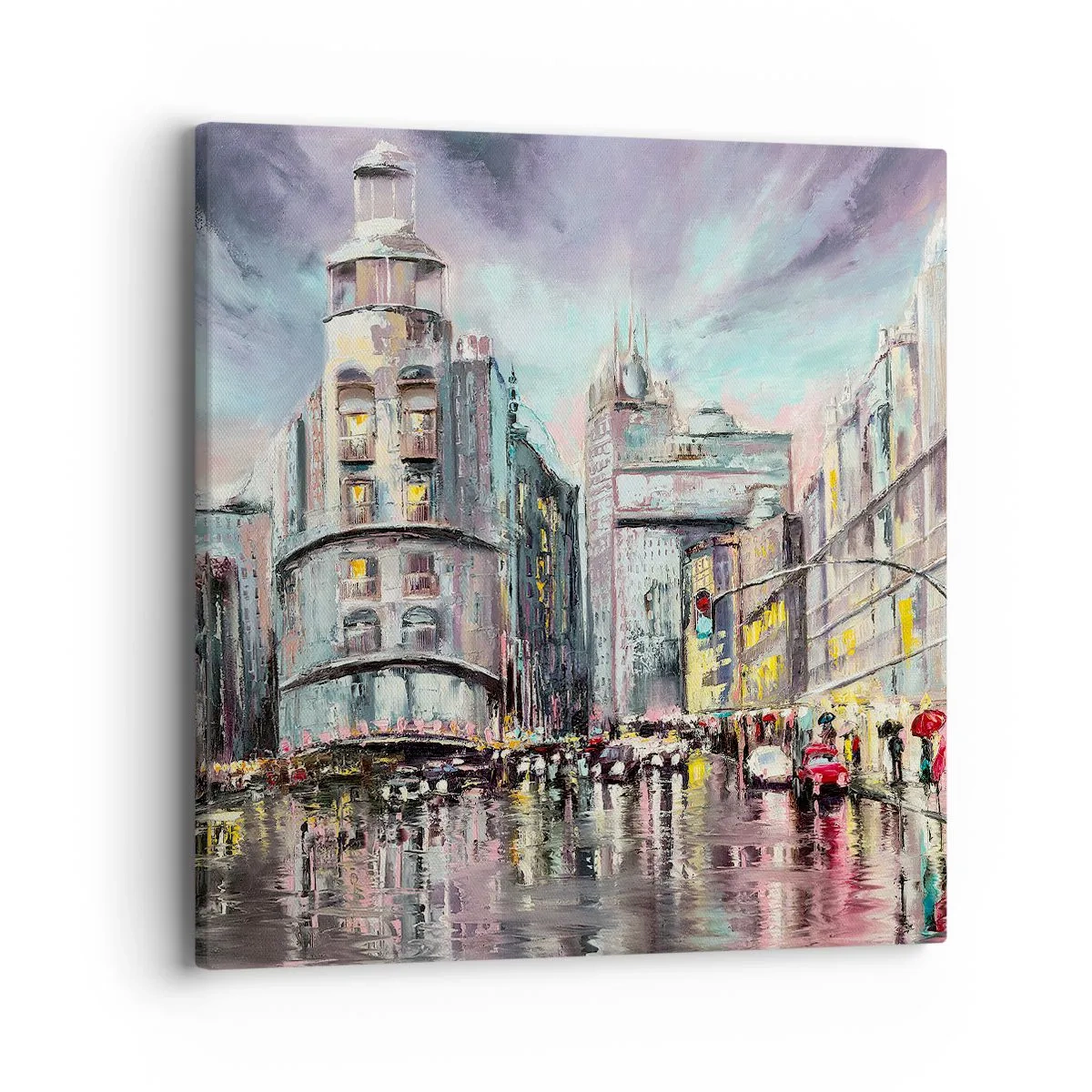 Bild auf Leinwand - Leinwandbild - Es wird ein gelungener Abend - 40x40 cm