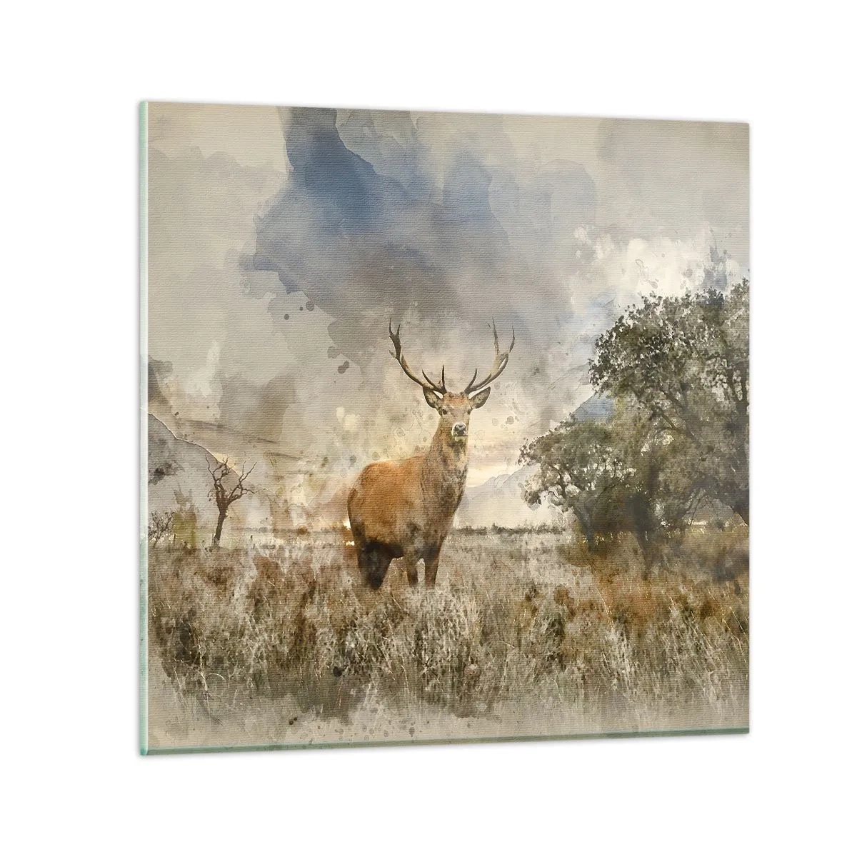 Glasbild - Bild auf glas - Würde – Stärke – Würde - 60x60 cm