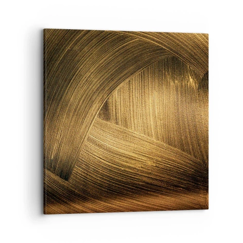 Bild auf Leinwand - Leinwandbild - In einem goldenen Labyrinth - 70x70 cm