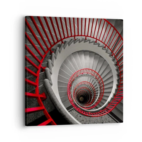 Bild auf Leinwand - Leinwandbild - Architekturspaß - 30x30 cm