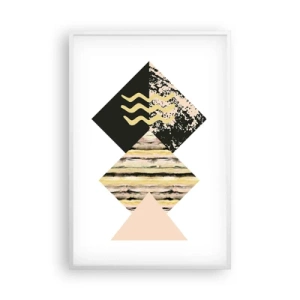Poster in einem weißen Rahmen - Es ist nicht so einfach - 61x91 cm