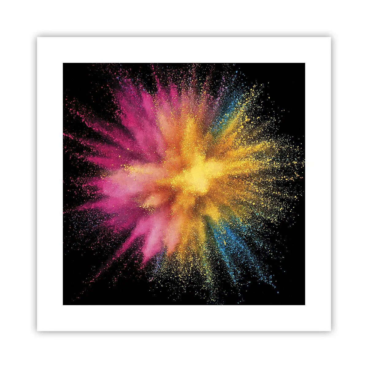 Poster - Die Geburt der Farben - 40x40 cm