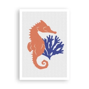 Poster - Auf einer Unterwasserwiese - 70x100 cm