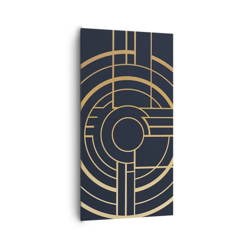 Bild auf Leinwand - Leinwandbild - Wendungen der Dinge - 65x120 cm