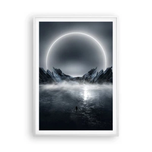 Poster in einem weißen Rahmen - Ende der Geschichte - 70x100 cm