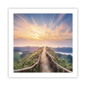 Poster - Nah am Himmel - 50x50 cm