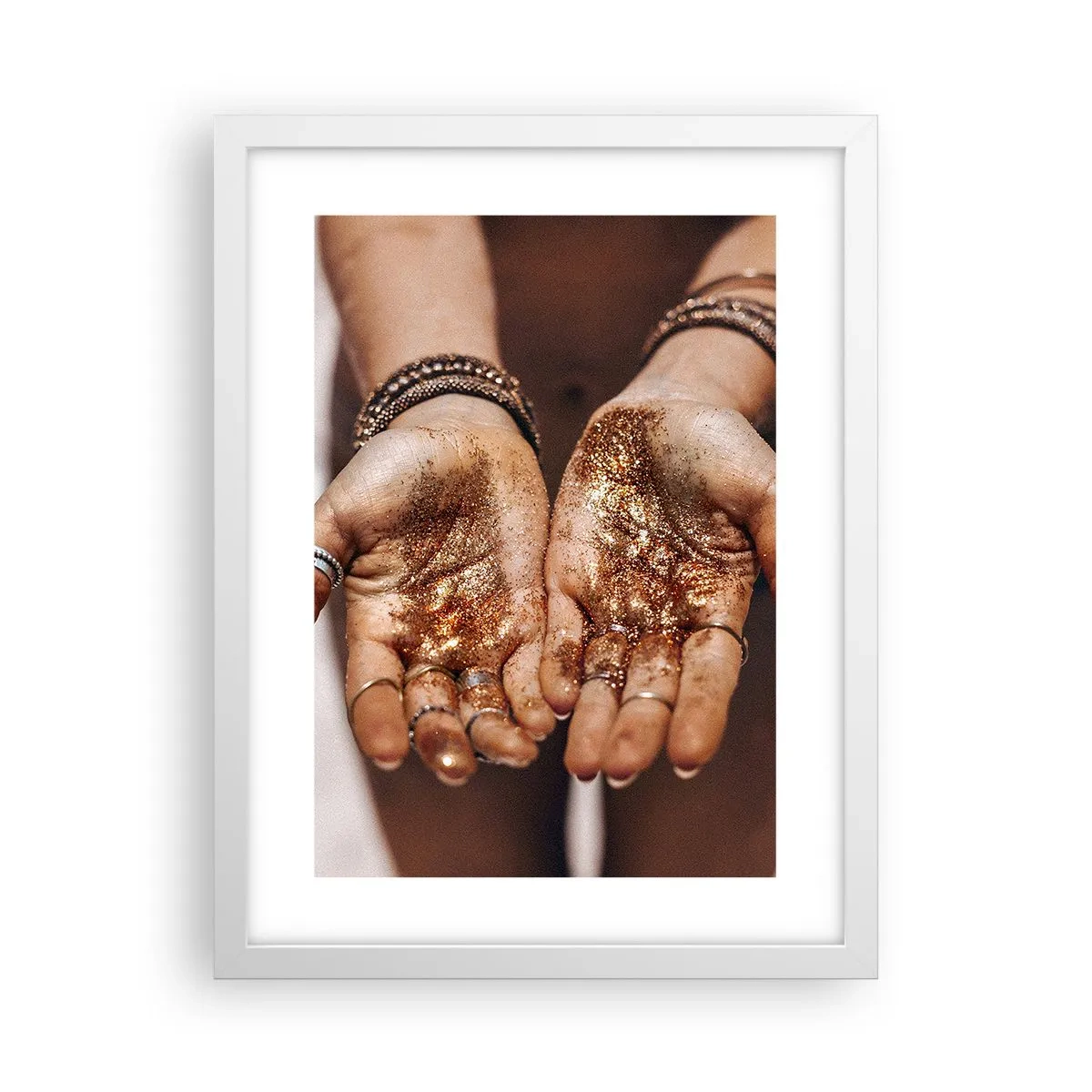 Poster in einem weißen Rahmen - Ein Geschenk für dich - 30x40 cm