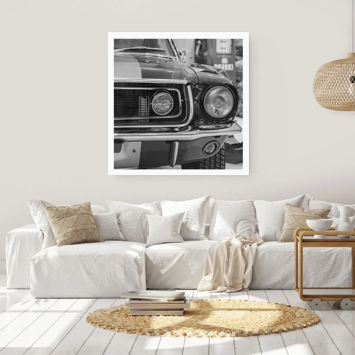 Poster - Wilder Ritt - 40x40 cm