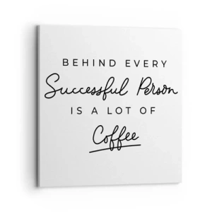 Bild auf Leinwand - Leinwandbild - Erfolgsgeheimnis - 70x70 cm