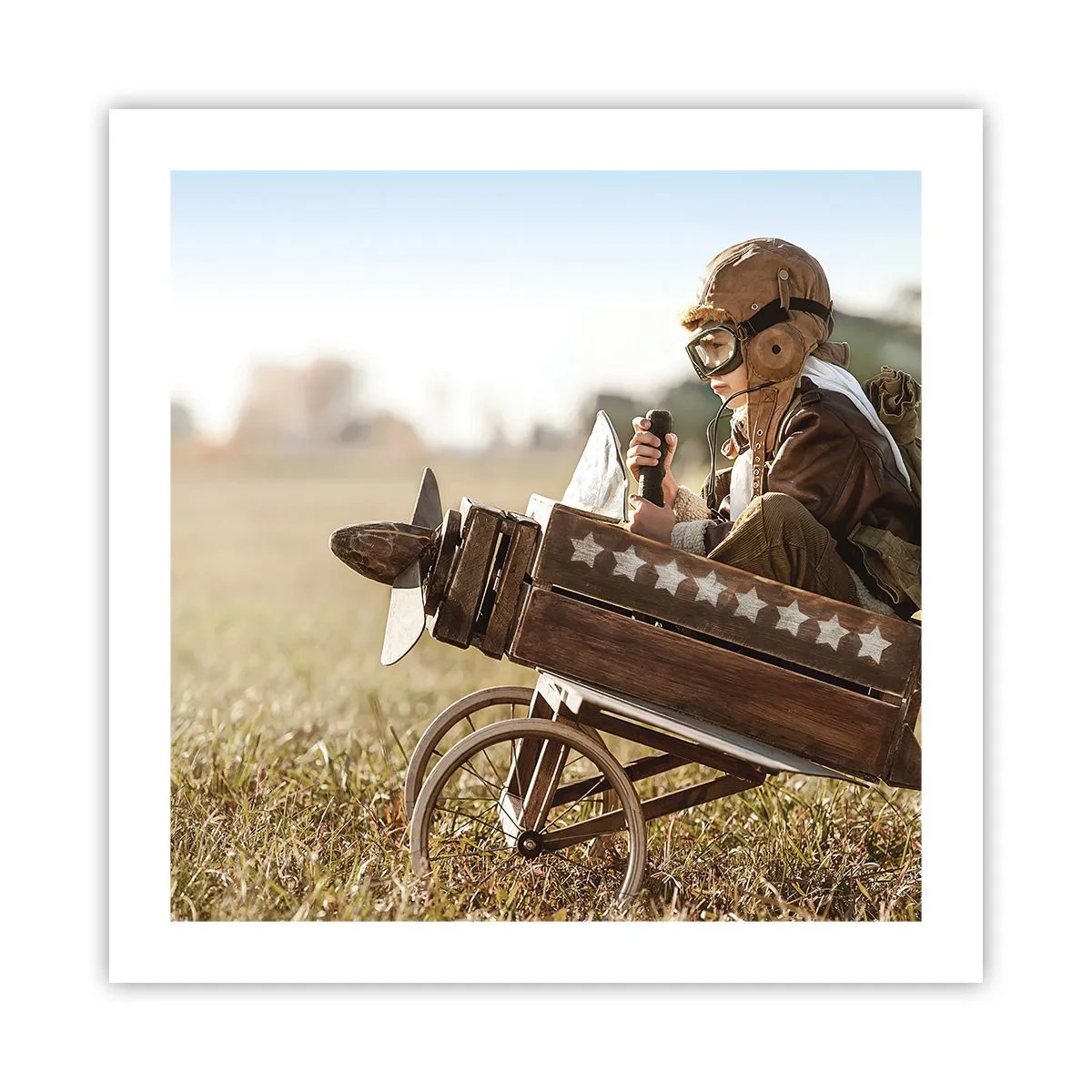 Poster - Start in Richtung eines Traums - 50x50 cm