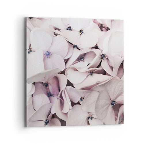 Bild auf Leinwand - Leinwandbild - In einer Blumenflut - 70x70 cm