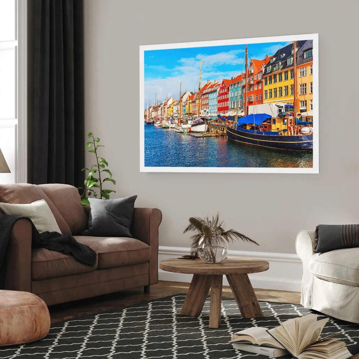 Poster - Fröhlicher Kai - 91x61 cm