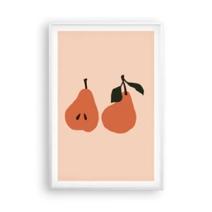 Poster in einem weißen Rahmen - Pure Süße - 61x91 cm