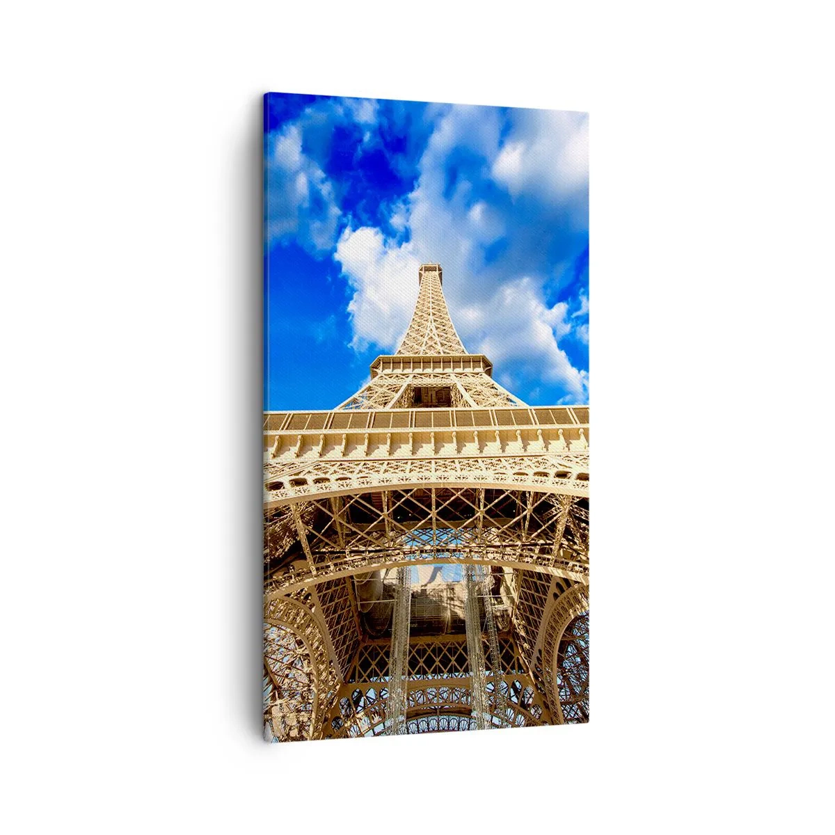 Bild auf Leinwand - Leinwandbild - In den Himmel und in die Wolken gehen - 45x80 cm