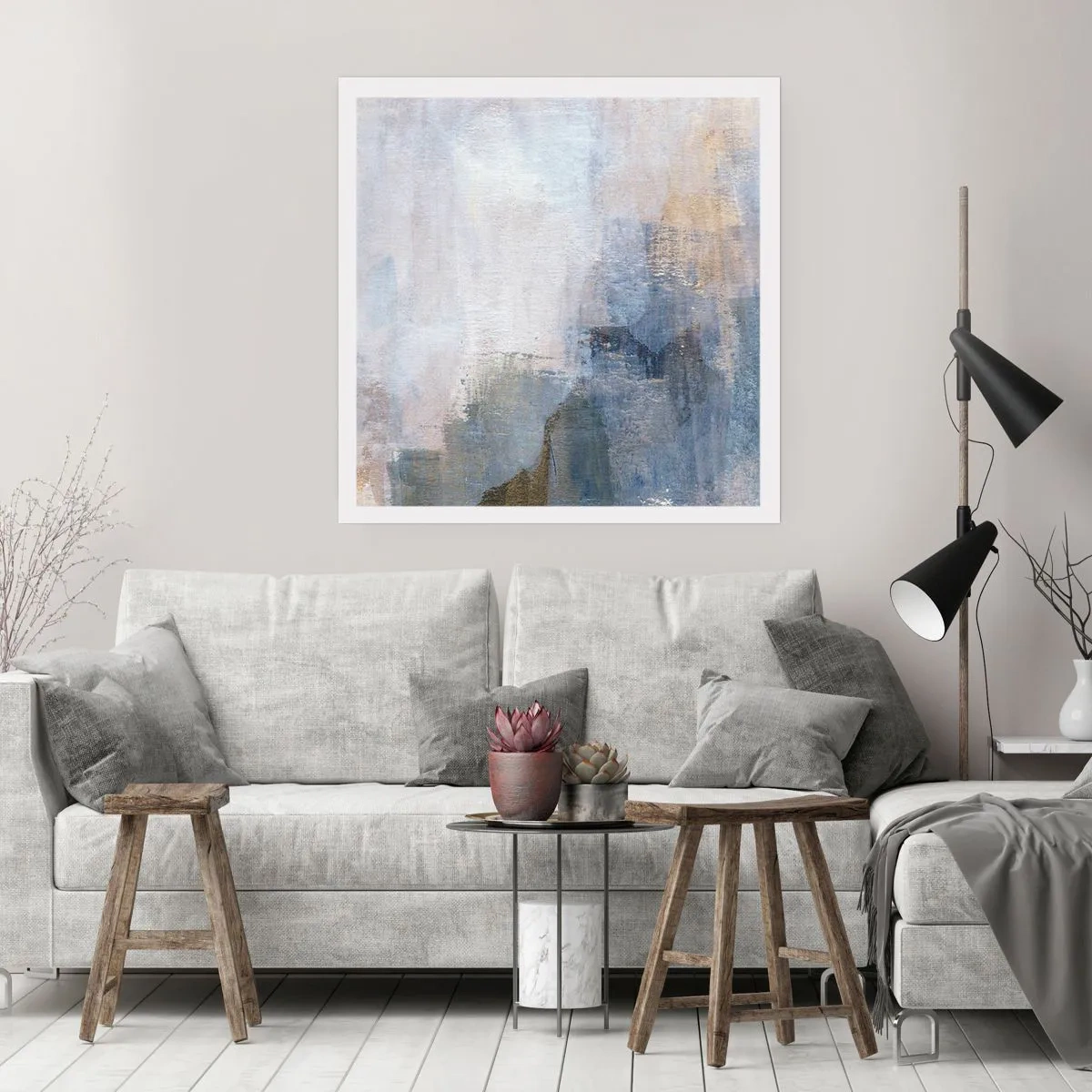 Poster - Farbtöne und Akkorde - 40x40 cm