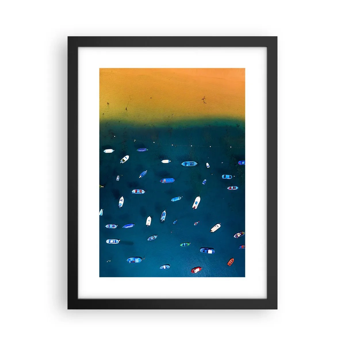 Poster in einem schwarzem Rahmen - Feiertagsspiel - 30x40 cm