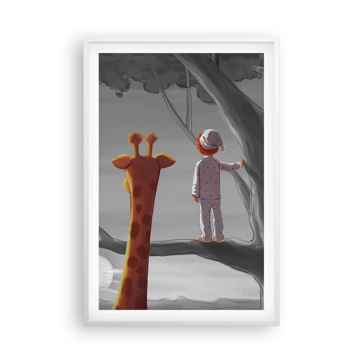 Poster in einem weißen Rahmen - Das passiert wirklich - 61x91 cm