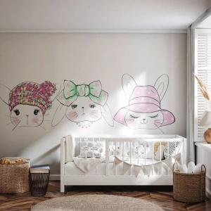 Selbstklebende Fototapete Deluxe Sticker - Nachdenklich, traurig, zufrieden - Für Kinder, Grafik, Illustration - 100x70 cm
