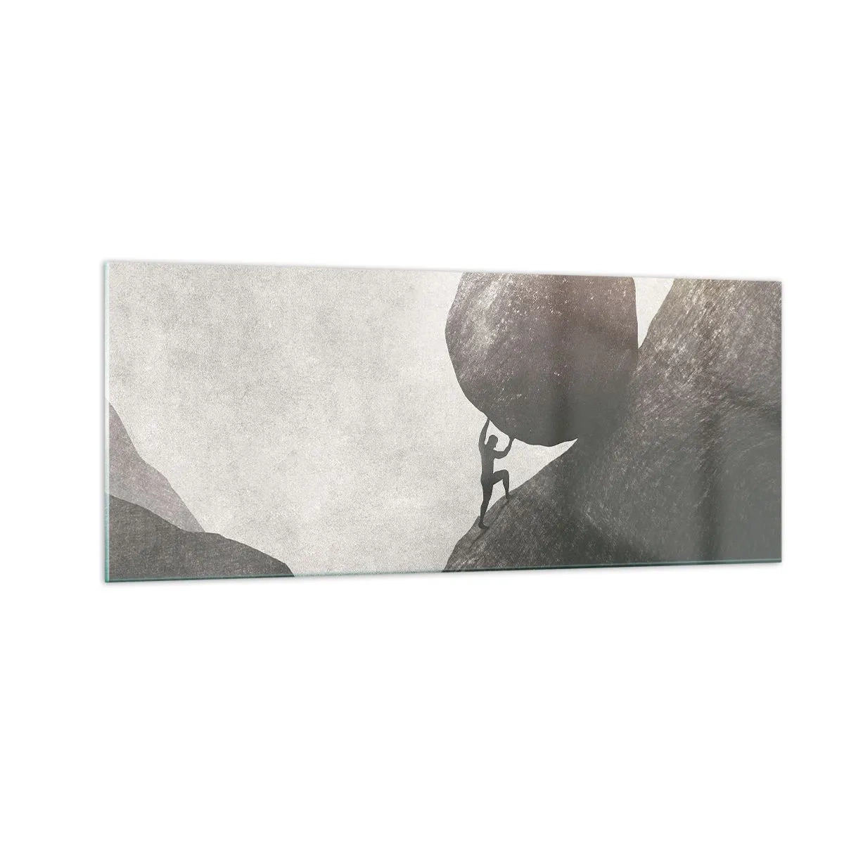 Glasbild - Bild auf glas - Ich glaube wider alle Hoffnung - 100x40 cm