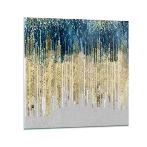 Glasbild - Bild auf glas - Vergoldete Grenze - 30x30 cm