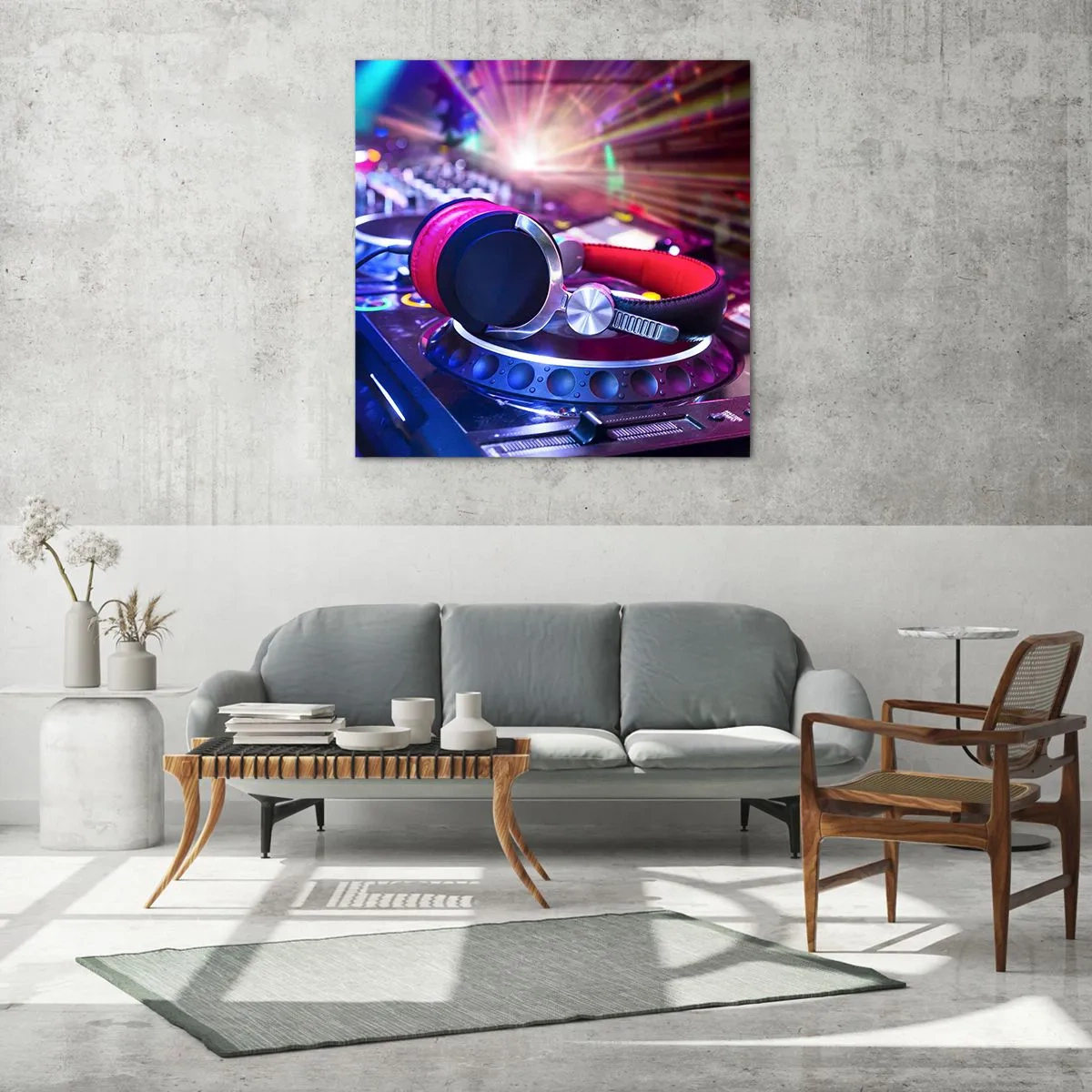 Glasbild - Bild auf glas - Es wird, es wird passieren - 60x60 cm