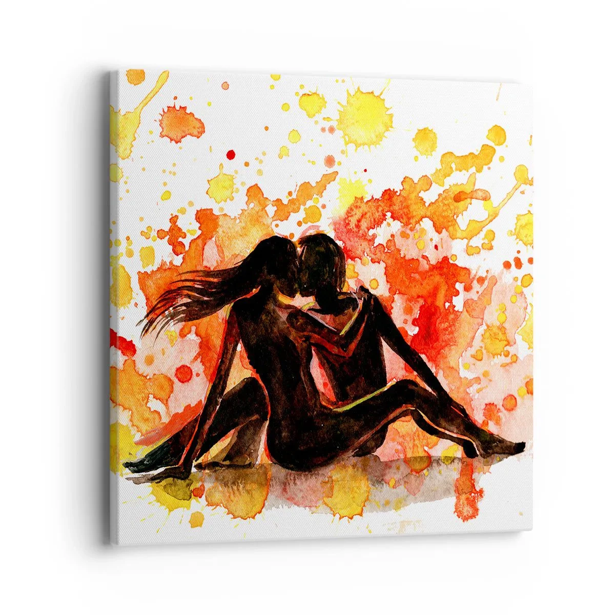 Bild auf Leinwand - Leinwandbild - Und es war Licht - 40x40 cm