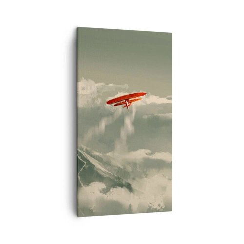 Bild auf Leinwand - Leinwandbild - Furchtloser Pionier - 45x80 cm