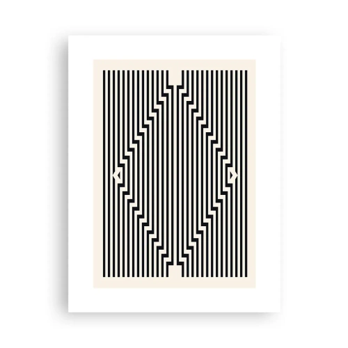 Poster - Geometrische Illusion - 30x40 cm