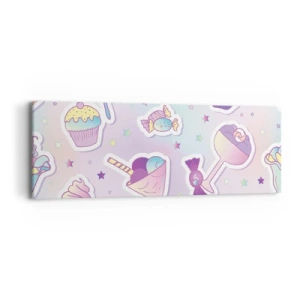 Bild auf Leinwand - Leinwandbild - Dass es jeden Tag ein Geburtstag wäre - 90x30 cm