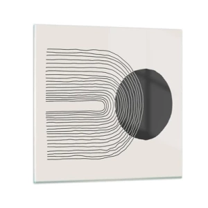 Glasbild - Bild auf glas - Zittern und Vertrauen - 30x30 cm