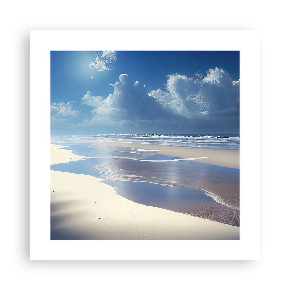 Poster - Paradiesischer Urlaub - 40x40 cm