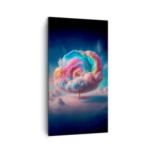 Bild auf Leinwand - Leinwandbild - Traum von einem Vergnügungspark - 45x80 cm