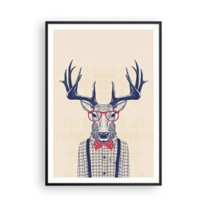 Poster in einem schwarzem Rahmen - Eine lustige Extravaganz - 70x100 cm