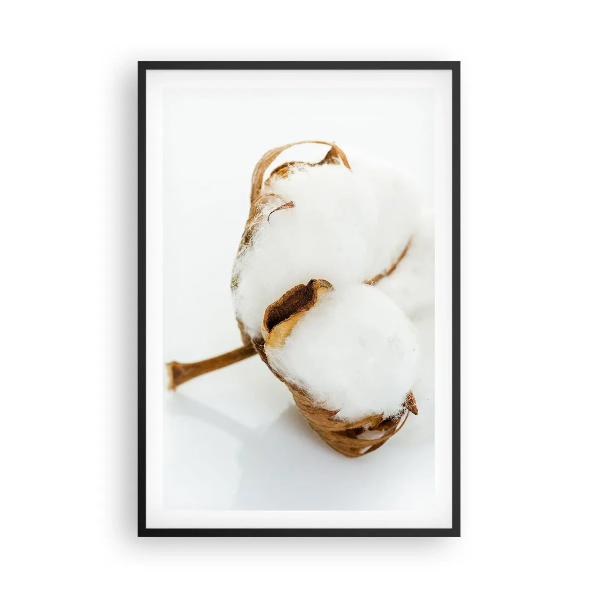 Poster in einem schwarzem Rahmen - Von Natur aus weich - 61x91 cm