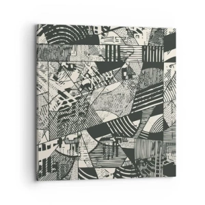 Bild auf Leinwand - Leinwandbild - Die Dynamik der Gegenwart - 70x70 cm