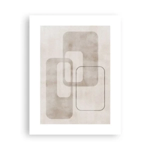 Poster - Geometrische Fuge - 30x40 cm